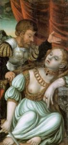 Lucretia, Gemahlin Des Romers Tarquinius Collatinus, Erdolcht Sich