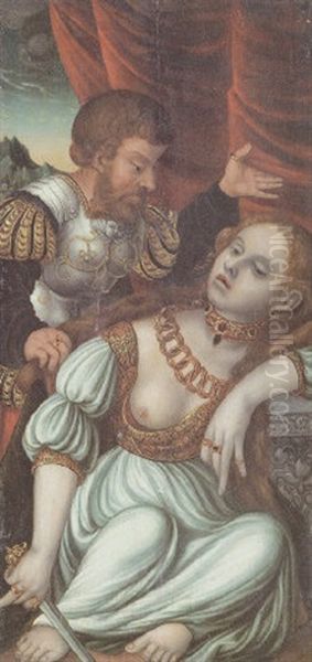 Nach Ovid. Lucretia, Gemahlin Des Romers Tarquinius Collatinus, Erdolcht Sich - view 1