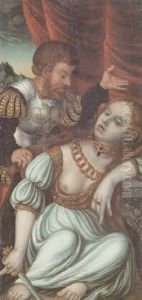 Nach Ovid. Lucretia, Gemahlin Des Romers Tarquinius Collatinus, Erdolcht Sich