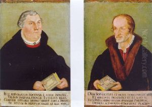 Portrait Of Martin Luther Wearing A Black Coat Portrait Of Martin Luther Wearing A Black Coat