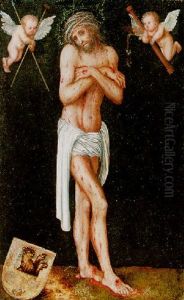 Christ The Man Of Sorrows by Lucas Cranach the Elder