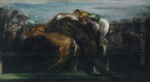Les Courses by Louis Anquetin