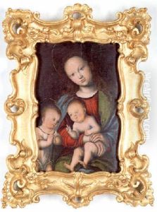 Madonna And Child With The Infant St. John by Lucas Cranach the Elder