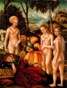 The Judgement Of Paris by Lucas Cranach the Elder
