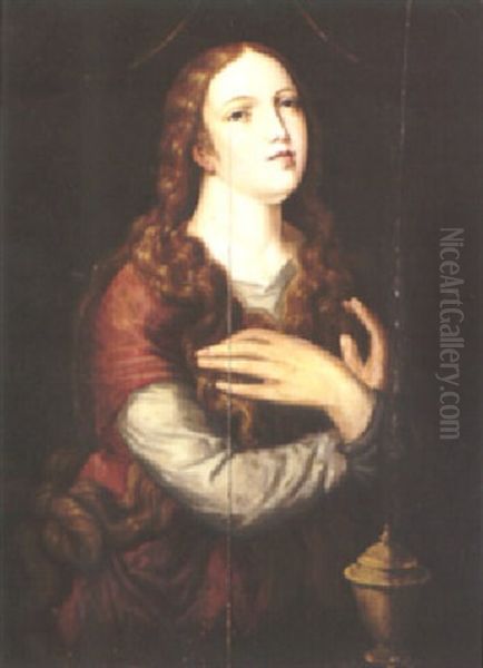 Mary Magdalene At Prayer - view 1