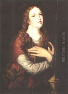 Mary Magdalene At Prayer by Lucas Cranach the Elder