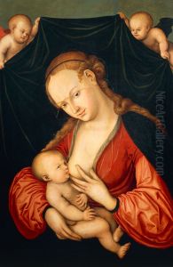 The Virgin And Child by Lucas Cranach the Elder