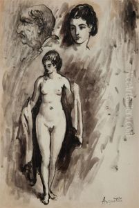 Le Modele by Louis Anquetin
