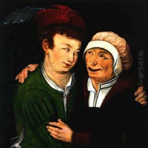 Le Couple Mal Assorti by Lucas Cranach the Elder