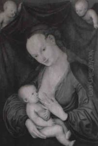 Madonna Stillt Jesuskind by Lucas Cranach the Elder