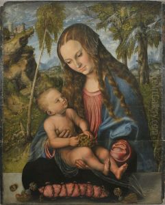 Maria Mit Dem Kinde by Lucas Cranach the Elder