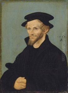 Bildnis Philipp Melanchthons by Lucas Cranach the Elder