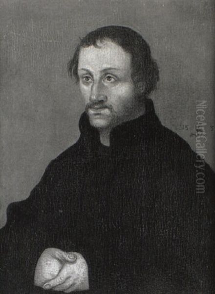 Portrait Of Phillip Melanchthon Seated, In Black Costume - view 1