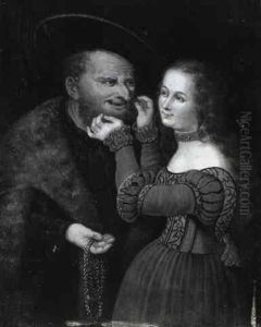 Ein Ungleiches Liebespaar by Lucas Cranach the Elder