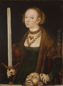 Judith With The Head Of Holofernes by Lucas Cranach the Elder