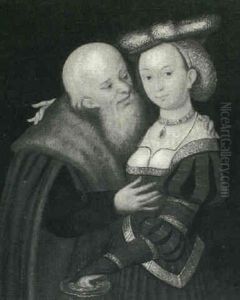 The Embrace by Lucas Cranach the Elder