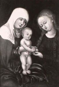 La Vierge Et L'enfant Jesus Avec Sainte Anne