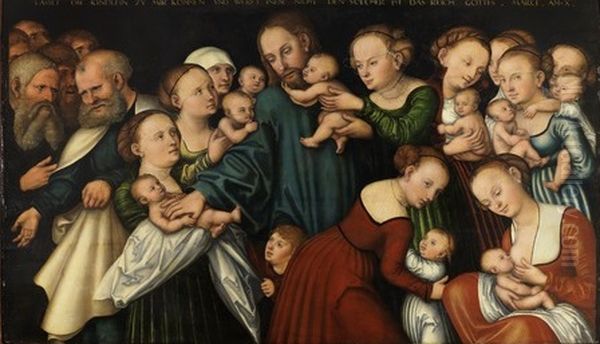 Christ And The Children - view 1