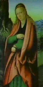Saint Margaret Of Antioch by Lucas Cranach the Elder