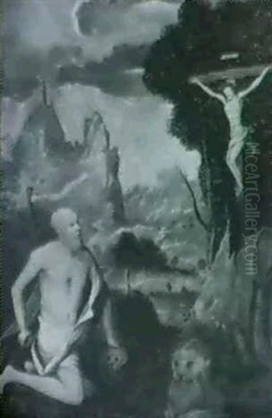 Der Heilige Hieronymus In Einer Landschaft - view 1