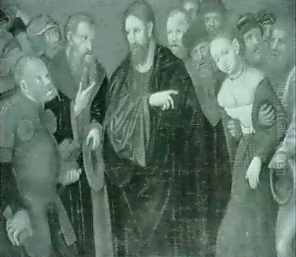 Christus Und Die Ehebrecherin. - view 1