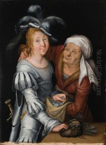 The Unequal Lovers by Lucas The Younger Cranach