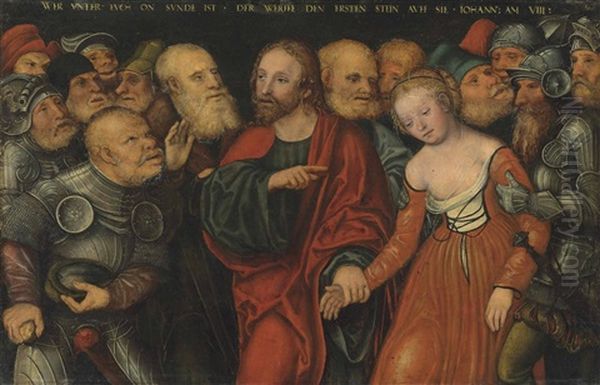 Christ And The Woman Taken In Adultery - view 1