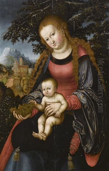 Madonna Mit Kind In Einer Landschaft - view 1