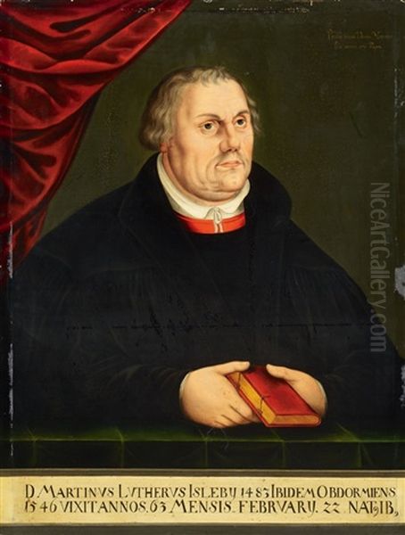 Portrait Of Martin Luther Portrait Of Philipp Melanchthon (2 Works) - view 1