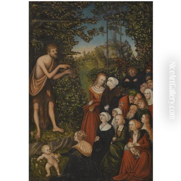 Saint John The Baptist Preaching In The Wilderness - view 1