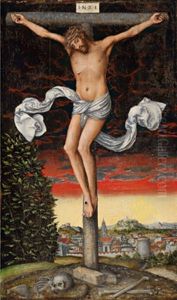 Christus Am Kreuz by Lucas The Younger Cranach