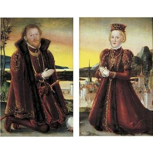 Portrait Of Prince Joachim Ernst Von Anhalt (+ Portrait Of Princess Agnes Grafin Von Barby; Pair) Portrait Of Prince Joachim Ernst Von Anhalt (+ Portrait Of Princess Agnes Grafin Von Barby; Pair)