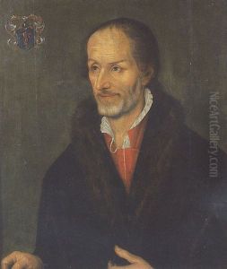 Portrait De Philipp Schwarzerd Dit Melanchton by Lucas The Younger Cranach