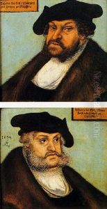 Portrait De L'electeur Frederic Le Sage by Lucas The Younger Cranach