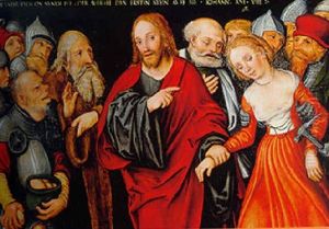 Christ And The Woman Taken In Adultery