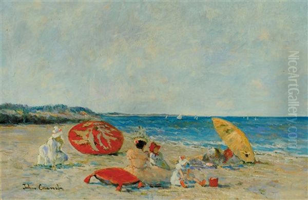 Spiaggia Con Figure - view 1