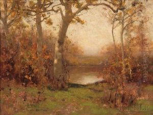 Pond In Autumn by Bruce Crane