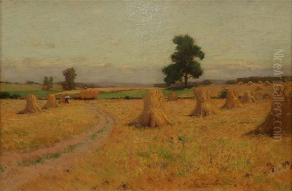 Haystacks In The Field - view 1