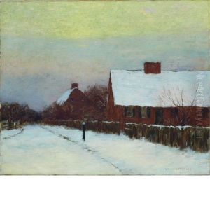 Winter Landscape, Twilight by Bruce Crane