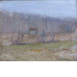 House In Field, West Lawrence Park, Bronxville by Bruce Crane