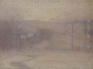 Landscape With Building by Bruce Crane
