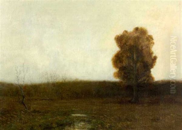 Autumn Landscape With Tree - view 1