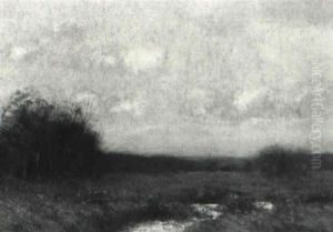 Overcast Afternoon On The Marshes by Bruce Crane
