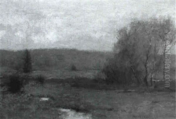 The Brook Through The Meadow, Autumn by Bruce Crane