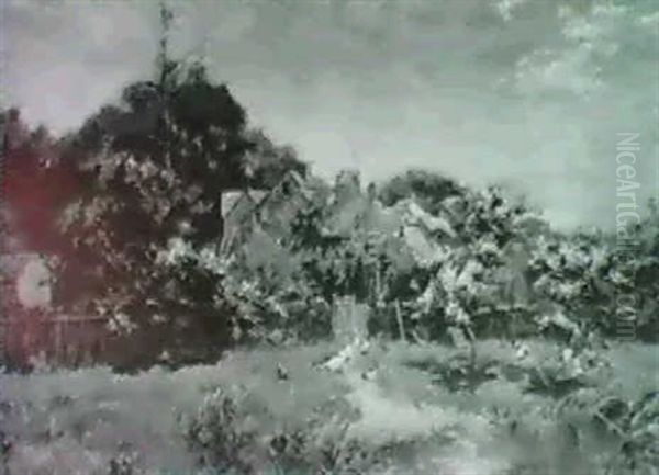 Landscape With Flowering Appletrees - view 1