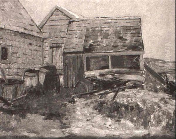 Old Fish Houses, Cape Ann - view 1