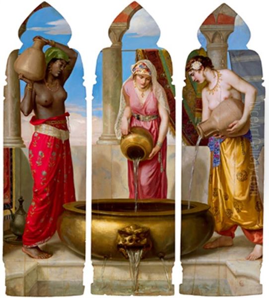 Die Wassertragerinnen (triptych) - view 1
