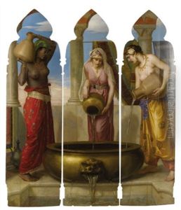 Europe, Asia, Africa (triptych) by Walter Crane