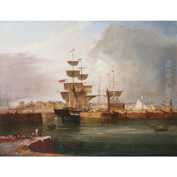 Shipping In Arbroath Harbour - view 1