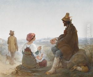 Hirtenidylle by Charles Crauk